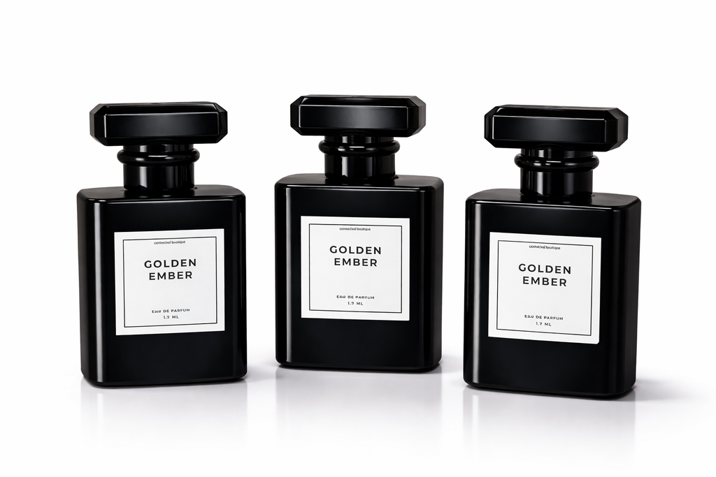 Golden Ember Eau de Parfum Amber Vanilla Brown Sugar Perfume Connected Boutique