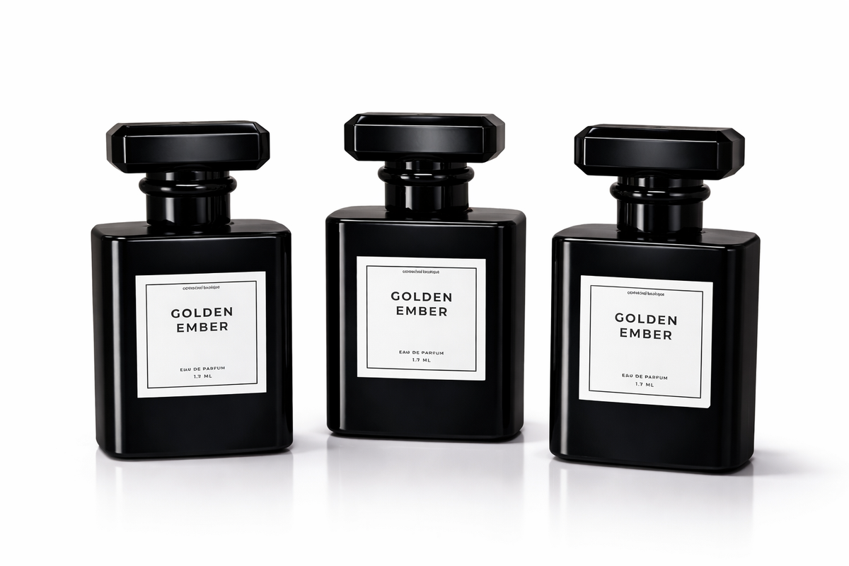 Golden Ember Eau de Parfum Amber Vanilla Brown Sugar Perfume Connected Boutique